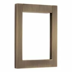 Baldwin 0183050 Contemporary Square Door Knocker Antique Brass Finish