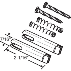 Brixwell 15-98 Screen Door Guide Set Includes Proline Series Sliding Screen Guide Vintage 1991 - 11/2005