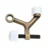 NATIONAL MFG SALES CO National Hardware N830-120 Hinge Pin Door Stop Zinc Antique Brass Gold Mounts To Door Antique Brass