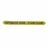 ASSA ABLOY 19-24-002 DECAL-STAND CLEAR/LONG YELLOW