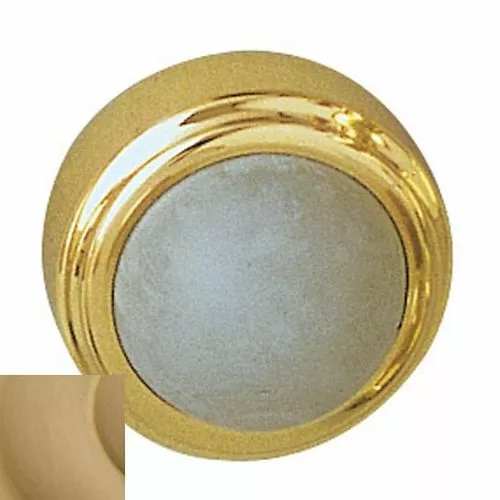 Baldwin 4252033 Convex Wall Bumper Vintage Brass Finish