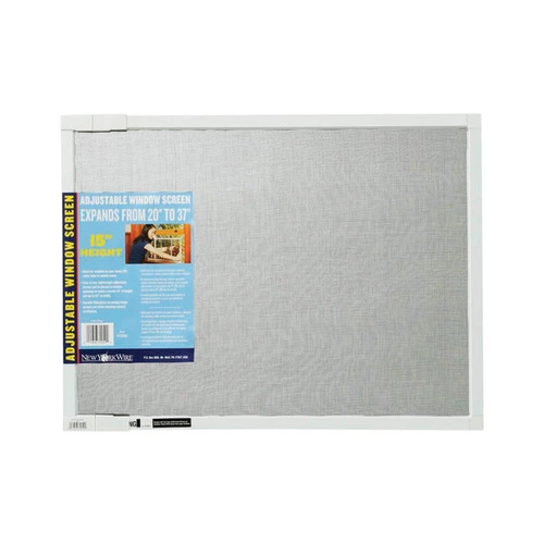 SAINT-GOBAIN ADFORS AMERICA IN ADFORS FSP8556-U Adjustable Window Screen 20 37" W In. Fiberglass Gray