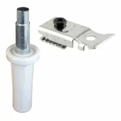 PRIME-LINE PRODUCTS/SLIDE-CO Prime-Line N 7154 Pivot And Track Socket Mill Silver/White Nylon Mill