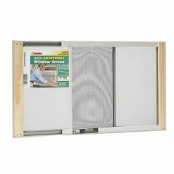 Thermwell Products Co., Inc Frost King AWS1025 Adjustable Window Screen 15 25" W Steel Clear