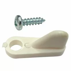 FOUR POINTS INC Barton Kramer 623C Screen Clip White Nylon White