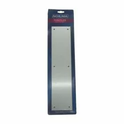 INGERSOLL RAND (SCHLAGE/FALCON Schlage C8200-PA28 Push Plate, Aluminum, Anodized, 15 In L, 3-1/2 In W