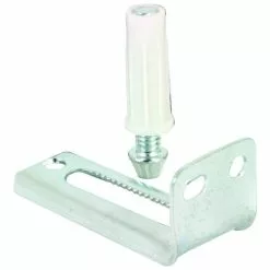PRIME-LINE PRODUCTS/SLIDE-CO Prime-Line N 6992 Adjustable Pivot Bracket And Pin Kit, Plastic/Steel, Floor Mounting