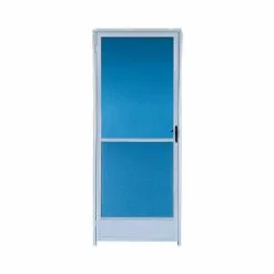 CROFT METALS INC 175-32WHT Screen Door, White Aluminum, 32 X 80-In.