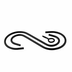 National Hardware N275180 V2665 6" Extension Hook Kit Black Finish