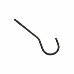 National Hardware N275198 V2666 6" Ceiling Hook Black Finish