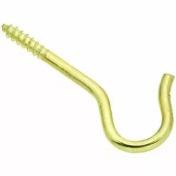National Hardware N274936 V2666 2-1/2" Ceiling Hook Brass Finish