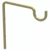 NATIONAL MFG SALES CO National Hardware N275-508 Long Utility Hook, 7-15/16 In L, 9 In H, Steel, Brushed Gold, Screw, Wall Mounting