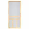 Screen Tight WCRK36 Creekside Series WCRC36 Screen Door, 36 In W, 80 In H, Wood, Natural