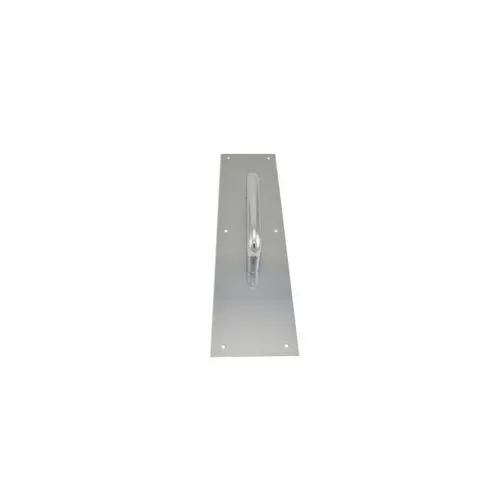 Ives Commercial 8302026416 10" Straight Pull 3/4" Round With 4" X 16" Plate Bright Chrome Finish