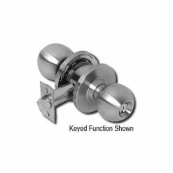 NSP KC2386 US3 US3 Grade 2 Empire Storeroom Knob, C Kwy, 2-3/4" Backset