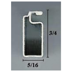 Brixwell 90-221 5/16 X 3/4 Screen Frame White 160 Lengths Per Carton Each Length Is 12ft 6in