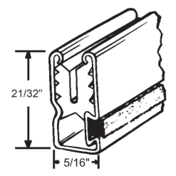 Brixwell 90-496W-8 C Sash 8ft Lengths White 20 Lengths Per Carton