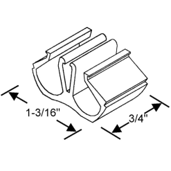 Brixwell 90-572 Double Flush Ii Glazing Clip