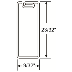 Brixwell 90H-181 Cross Brace Mill 8ft 20pcs