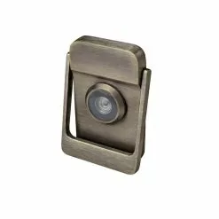 Rockwood 614V.5 CAST DOOR KNOCKER US5 WITH 622 VIEWER