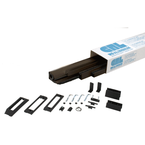 CR Laurence CRL RDS96BRZ Bronze 96" Euro Retractable Screen Door Kit
