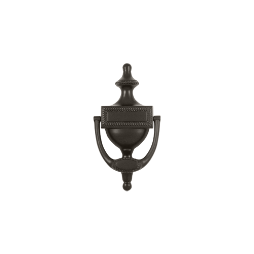 Deltana DKR75U10B 7-3/4" Height X 3-7/8" Width Victorian Rope Door Knocker Oil Rubbed Bronze