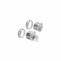 CR Laurence CRL DRA1020BS Brushed Stainless Keyed Cylinder/Thumbturn Combo