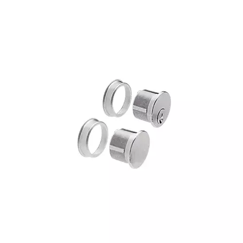 CR Laurence CRL DRA1030BS Brushed Stainless Keyed Cylinder And Dummy Combo