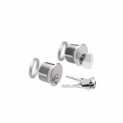 CR Laurence CRL DRA5060BS Brushed Stainless DRA Series Keyed Cylinder/Thumbturn Combo