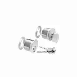 CR Laurence CRL DRA5060SA Satin Anodized Keyed DRA Cylinder/Thumbturn Combo