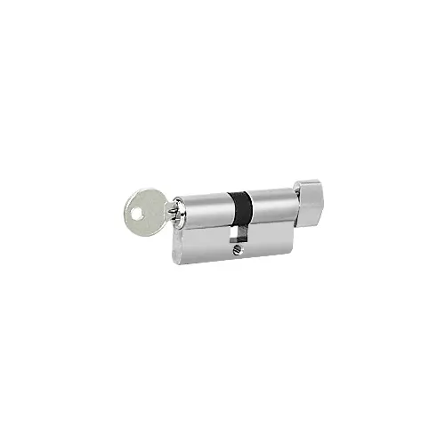 CR Laurence CRL EC3PS Polished Stainless Keyed Cylinder Lock With Thumbturn