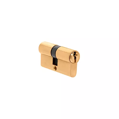 CR Laurence CRL EC5BR Polished Brass Extended Length Keyed Cylinder/Cylinder