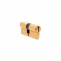 CR Laurence CRL EC5BRKA Polished Brass Extended Length Keyed Cylinder/Cylinder - Keyed Alike