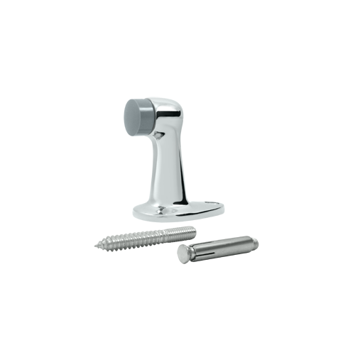 Deltana FDB278U26 2-7/8" Height Gooseneck Floor Mounted Door Stop Chrome