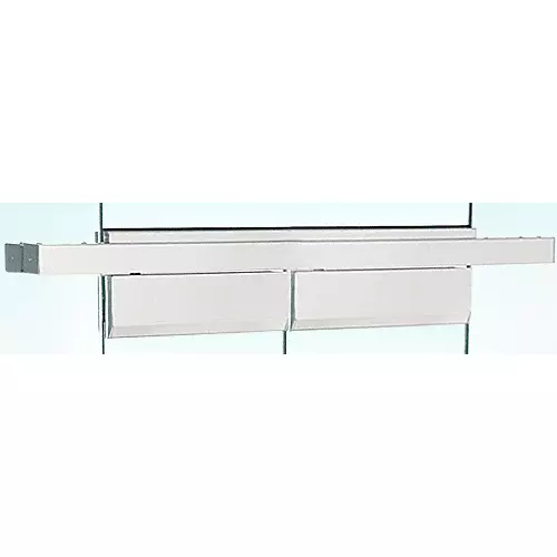 CR Laurence CRL FH4PSD Polished Stainless Double Floating Header For Overhead Concealed Door Closers - For 72" Wide Opening