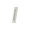 Deltana FP10225U14 10" Height Pocket Door Rectangular Flush Pull Polished Nickel