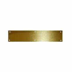 Don-Jo Don Jo J102BTA1032 10" X 32" Kick Plate Brass Toned Aluminum Finish