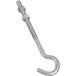 National Hardware N246520 DP2162B 3/8" X 7" Hook Bolt Zinc Plated Finish