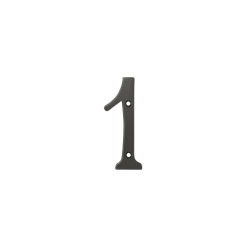 Deltana RN4-1U10B 4" Height Residential House Number Number 1 Oil Rubbed Bronze
