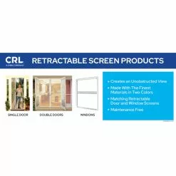 CR Laurence CRL RSD1S Euro Retractable Screen Header Sign Replacement 6" X 15"