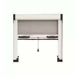 CR Laurence CRL RWS55W White 55" Retractable Window Screen