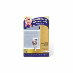 CR Laurence CRL SGM White Screen-Guard Pet Door - Medium