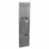 Trimco 10153B630 4" X 16" Square Corner Pull Plate With 8" 1139 Pull Satin Stainless Steel Finish