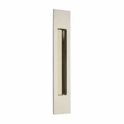 Emtek 220310US14 10" Modern Rectangular Flush Pull Bright Nickel Finish